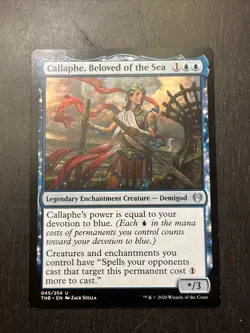 MTG STARTER COMMANDER DECK - Callaphe, Beloved Of The Sea Mono Blue Creatures - Image 1