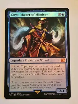 MTG Gogo, Master of Mimicry - Foil - FF Near Mint Condition - Image 1