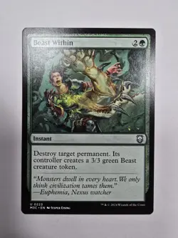 Beast Within Commander: Modern Horizons 3 Regular Magic The Gathering - Image 1