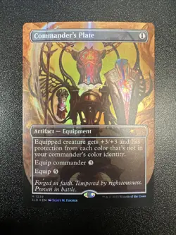 Commander's Plate (1339) Secret Lair Drop Foil NM JL - Image 1