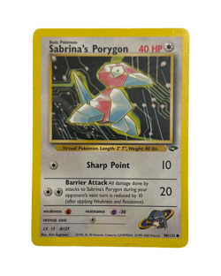 Pokemon Tcg Sabrina's Porygon 98/132 Gym Challange (Played) - Image 1