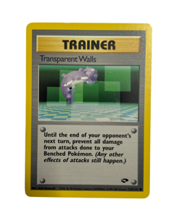 Pokemon Tcg Transparent Walls 125/132 Gym Challange (NM) - Image 1