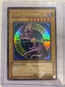 YU-GI-OH! Ultra Rare 1996 Dark Magician SDY-006 FULL Unlimited VERSION Gold Holo - Image 1