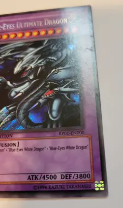 2008 Yu-Gi-Oh! RP01-EN000 Limited Edition Blue-Eyes Ultimate Dragon Secret MP - Image 3
