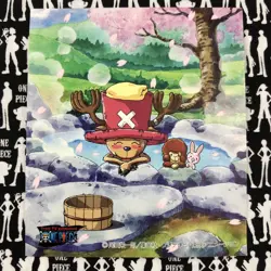 2002 One Piece | (Tony Tony Chopper) 3” Amada Seal Sticker Card Promo VTG Japan - Image 1