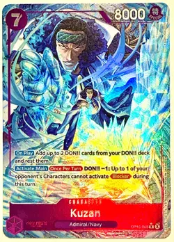 Kuzan OP16-063 Alt Art - One Piece TCG English Card Near Mint - Image 1