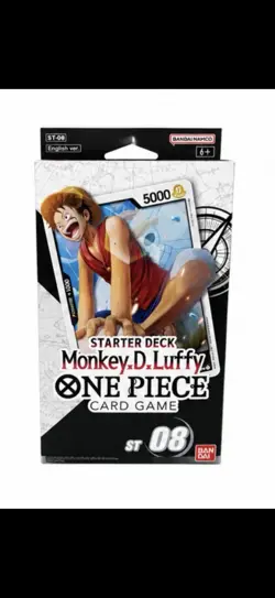 BRAND NEW One Piece Trading Card Game Starter Deck 8: Monkey.D.Luffy (ST-08) - Image 1