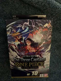 One Piece Card Game Ultra Deck ST-10 the Three Captains English Version Sealed 810059783508 - Image 1