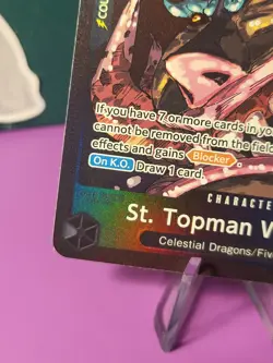 St. Topman Warcury (Alternate Art) OP13-089 Carrying On His Will Foil One Piece - Image 4