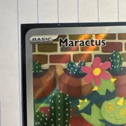 Pokemon TCG Sv09: Journey Together MARACTUS 160/159 IR Full Art HOLO 110 HP ENG - Image 2