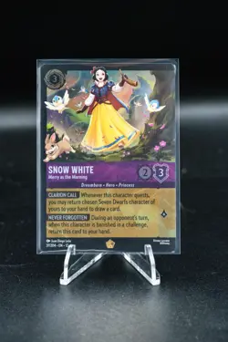 Snow White - Merry as the Morning (Foil) 37/204 Wilds Unknown Cold Foil - Image 1