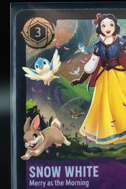 Snow White - Merry as the Morning (Foil) 37/204 Wilds Unknown Cold Foil - Image 2