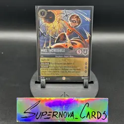 Lorcana - Mrs. Incredible Determined Rescuer COLD FOIL - Wilds Unknown 195/204 - Image 1