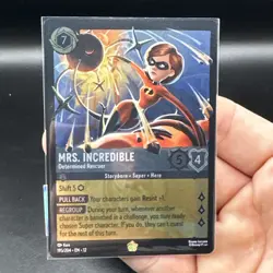 Lorcana - Mrs. Incredible Determined Rescuer COLD FOIL - Wilds Unknown 195/204 - Image 2