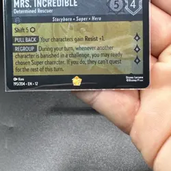 Lorcana - Mrs. Incredible Determined Rescuer COLD FOIL - Wilds Unknown 195/204 - Image 4