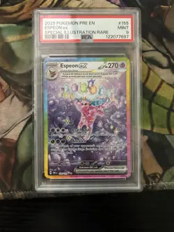 2025 Pokemon Espeon EX Special Illustration Rare PSA 9 Mint - Image 1