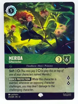 Merida - Gifted Archer (Epic) 213/204 Epic Wilds Unknown NM - Image 1