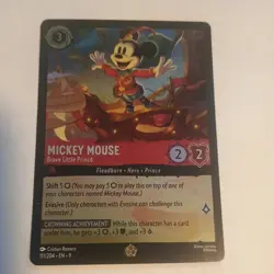 Mickey Mouse - Brave Little Prince 111/204 Fabled Cold Foil - Image 5