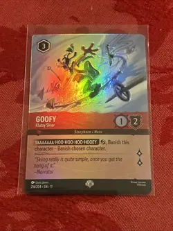 EPIC Lorcana Winterspell - Goofy - Klutzy Skier - 216/204 EPIC - Image 1