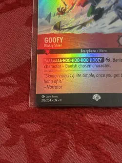 EPIC Lorcana Winterspell - Goofy - Klutzy Skier - 216/204 EPIC - Image 4