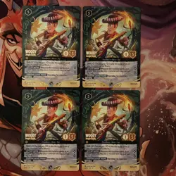 Woody Jungle Guide Wilds Unknown Set Champ Non-Foil Promos (4) - Image 1