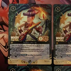 Woody Jungle Guide Wilds Unknown Set Champ Non-Foil Promos (4) - Image 2