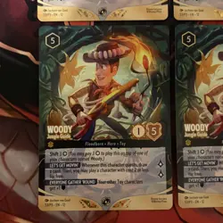 Woody Jungle Guide Wilds Unknown Set Champ Non-Foil Promos (4) - Image 4