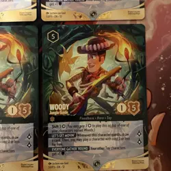 Woody Jungle Guide Wilds Unknown Set Champ Non-Foil Promos (4) - Image 5