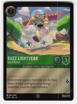 BUZZ LIGHTYEAR - SPACE RANGER 57 / P3 Toy Story 5 PROMO FOIL - Lorcana - NM/M - Image 1