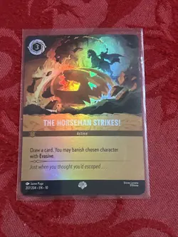 EPIC Lorcana Whispers - The Horseman Strikes! - 207/204 - EPIC - FOIL - Image 1