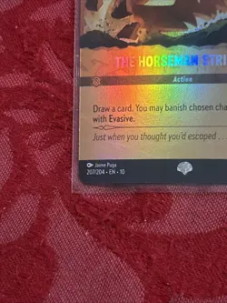 EPIC Lorcana Whispers - The Horseman Strikes! - 207/204 - EPIC - FOIL - Image 4