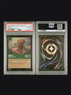 2023 Lorcana Bucky Squirrel Squeak Tutor League Promo PSA 10 Gem Mint Pre Errata - Image 3