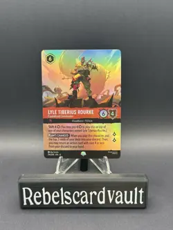 Lyle Tiberius Rourke-Crystallized Commander (Epic) 214/204 Lorcana NM - Image 2