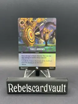 Three Arrows 222/204 Epic | Lorcana: Wilds Unknown | LP Foil - Image 2