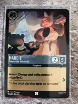 Maudie - Exasperated Nursemaid - 188 - Foil - Wilds Unknown - Lorcana - Image 1