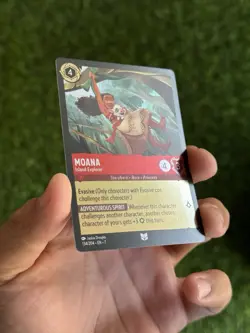 Lorcana COLD FOIL Moana - Island Explorer - Archazia’s Island # 134 - Image 2