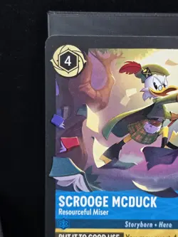 Lorcana Scrooge McDuck - Resourceful Miser 154/204 Archazia's Island Cold Foil - Image 5