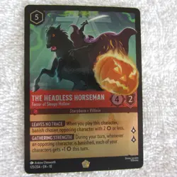 The Headless Horseman Lorcana Legendary Foil 125/204 Whispers in the Well - Image 1
