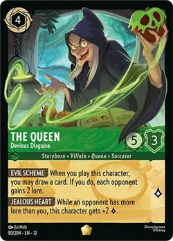 The Queen - Devious Disguise Legendary Wilds Unknown 90/204 NM - Image 1