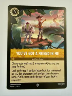 You've Got a Friend in Me 30/204 SR Wilds Unknown Lorcana NM/M - Image 1