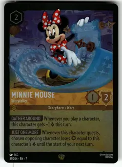 Minnie Mouse - Storyteller 31/204 Archazia's Island Lorcana Cold Foil NM - Image 1