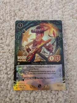 Disney Lorcana TCG Woody - Jungle Guide 54/P3 Foil Set Championship Promo - Image 1