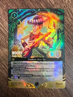 Disney Lorcana TCG Woody - Jungle Guide 54/P3 Foil Set Championship Promo - Image 1