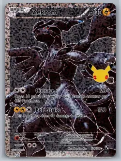 Zekrom 114/114 Classic Collection Celebrations: Classic Collection Pokemon NM - Image 1