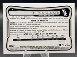 2026 Bowman Munetaka Murakami #9 Rookie Card RC WHITE SOX FREE SHIPPING! - Image 2