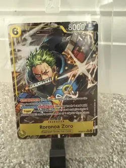 Bandai One Piece Card Game Roronoa Zoro ST29-014 SR Foil Alt Art EN - Image 1