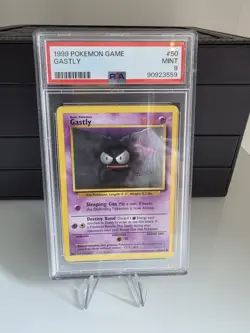 Pokemon TCG PSA 9 Mint 1999 Gastly 50/102 Base Set 1999 Vintage Card - Image 1