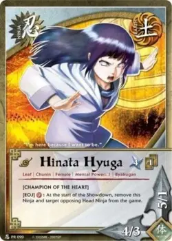 Hinata Hyuga [Champion of the Heart] - PR-090 - Promo - Foil Promo Cards NM/LP - - Image 1