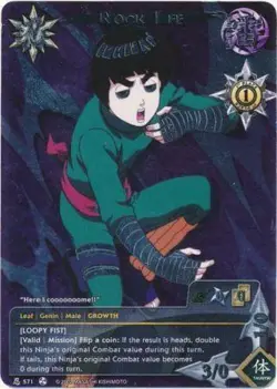 Rock Lee - N-571 - Promo - Foil - Full Art Promo Cards NM/LP - Naruto - Image 1