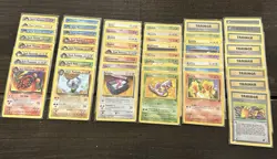 Pokemon Team Rocket COMPLETE SET Uncommon/Common Vintage WOTC 48 Card Lot MP - Image 1